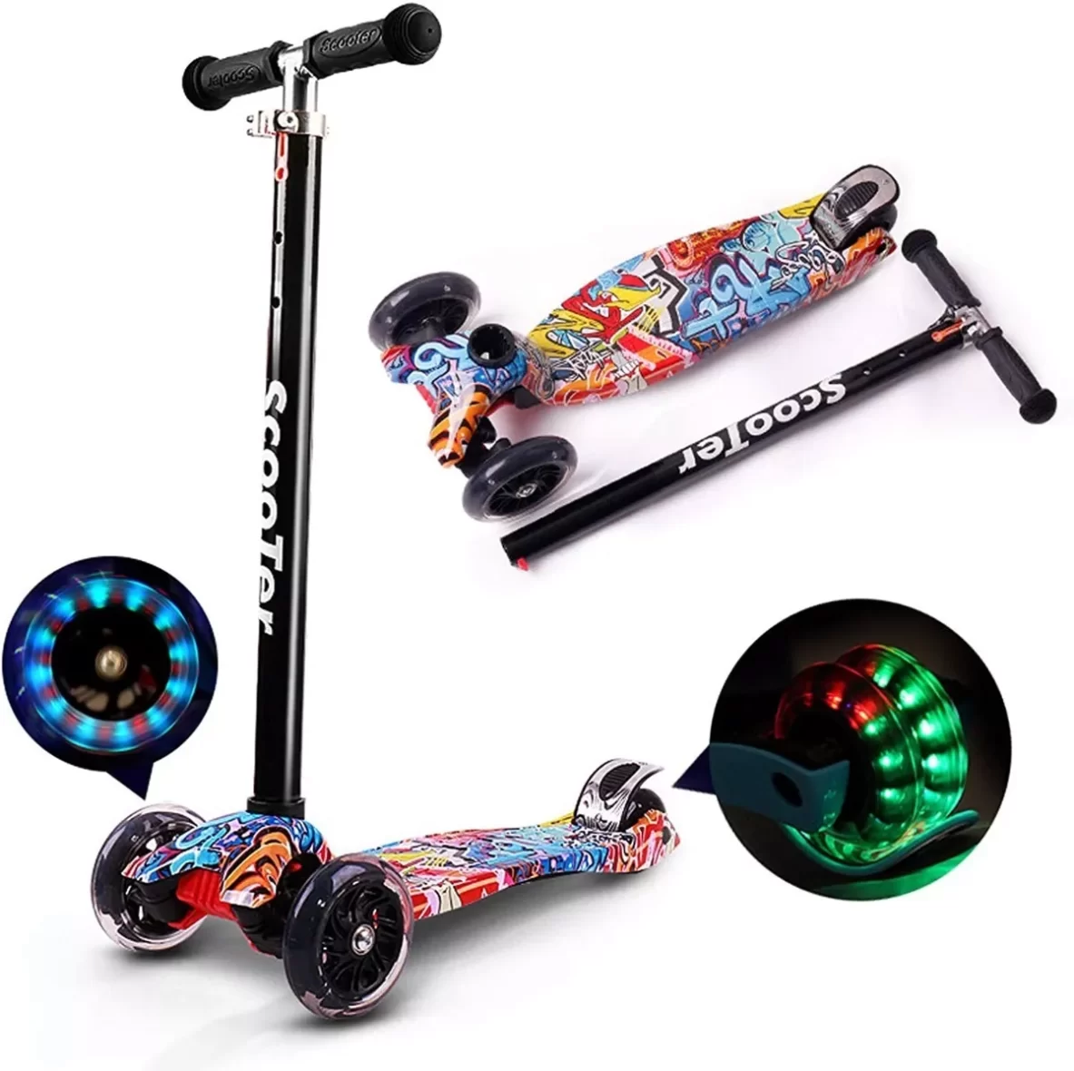 Scooter Escarizadle – Llantas luminosas