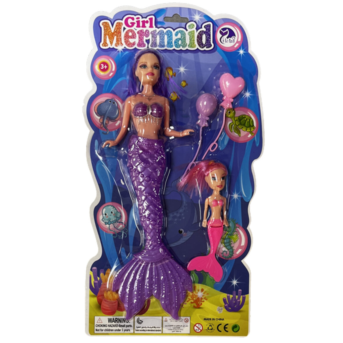 Set de Muñecas Sirena Madre e Hija 02023D